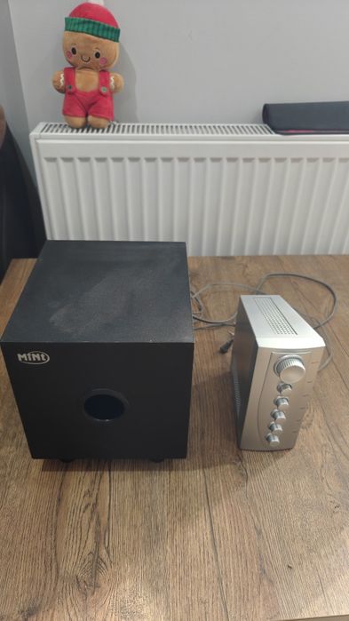 Mały subwoofer z kontrolerem głośników