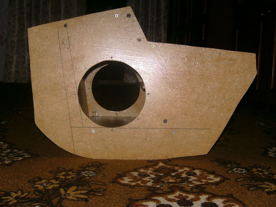 Цельный Короб акустический для скутера