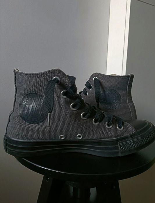 Trampki Converse Chuck Taylor All Star, 37 szare grafitowe czarne