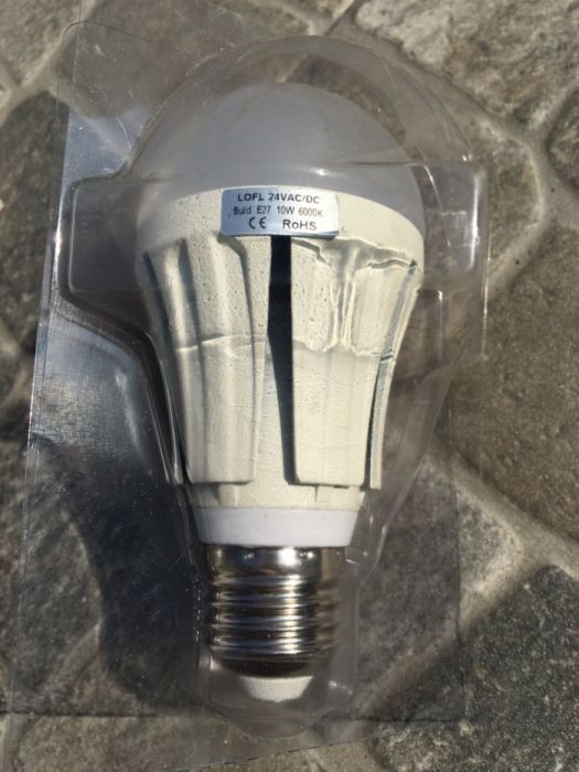 Lâmpada led 24v AC/DC