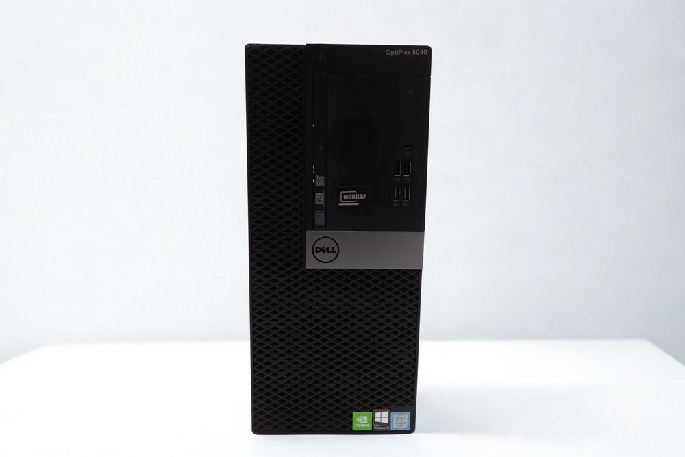 Komputer Używany DELL 5040 i5 16GB 256 SSD 750 HDD GTX 4GB W11 GW FV