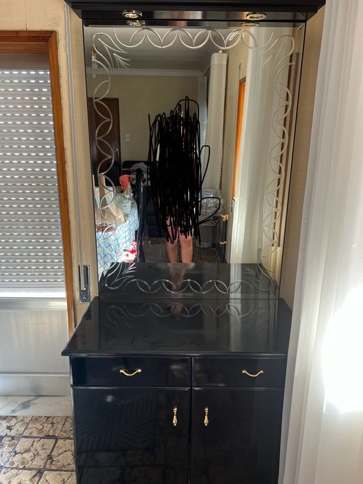 Móveis de sala pretos