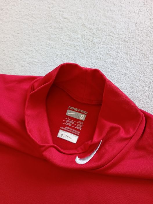 Męska bluzka/longsleeve termo z półgolfem Nike PRO Core - rozmiar S