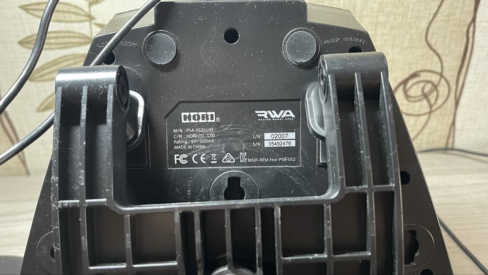 Кермо HORI RWA Racing Wheel APEX PS4/PS3/PC