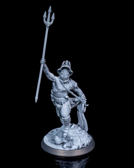 Retiarius Mistrz Sieci Figurka 32mm 14K zgodna z D&D Pathfinder Warham