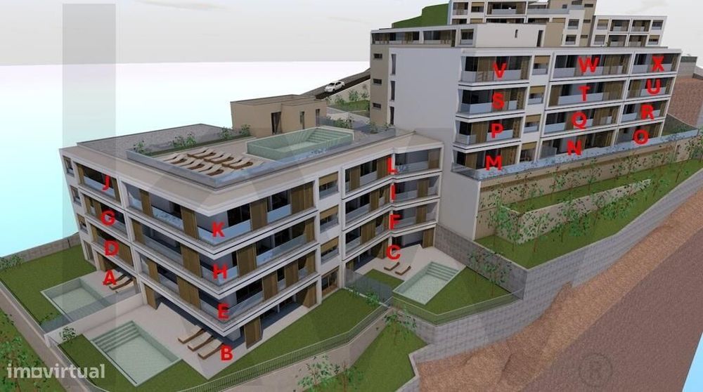 Apartamento T2 com piscina privativa