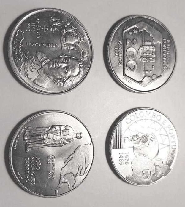 Moedas Portuguesas – 200$ escudos (Descobrimentos – Série III)