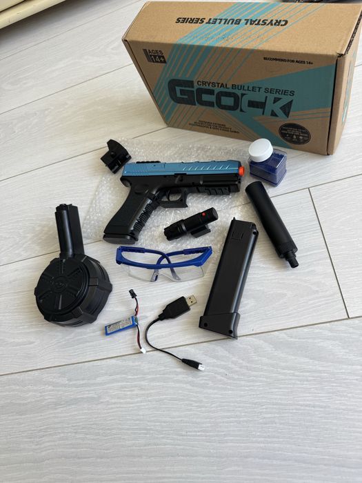 Игрушка игрушечный пистолет орбиз електронный пистолетик на орбизах глок glock gle817