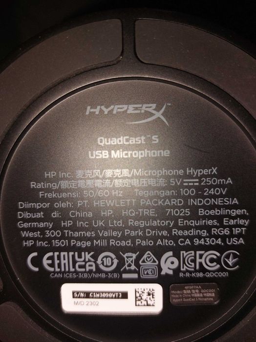 Mikrofon Hyperx Quadcast S