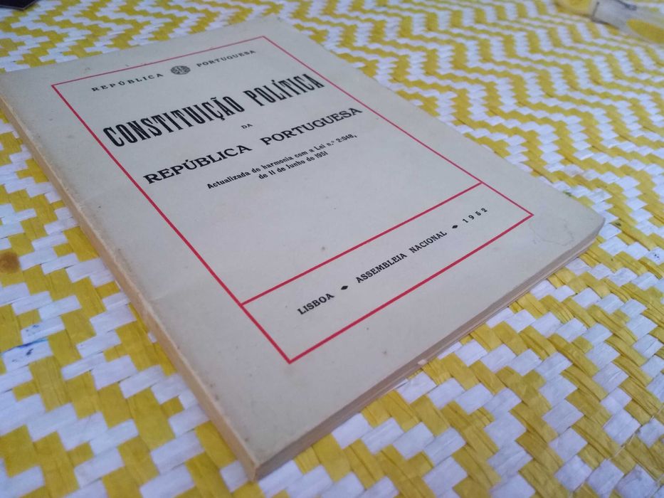 Constituição política da República Portuguesa – 1952