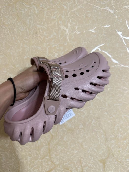 Crocs echo clog крокси рожеві 25 см w9 m7