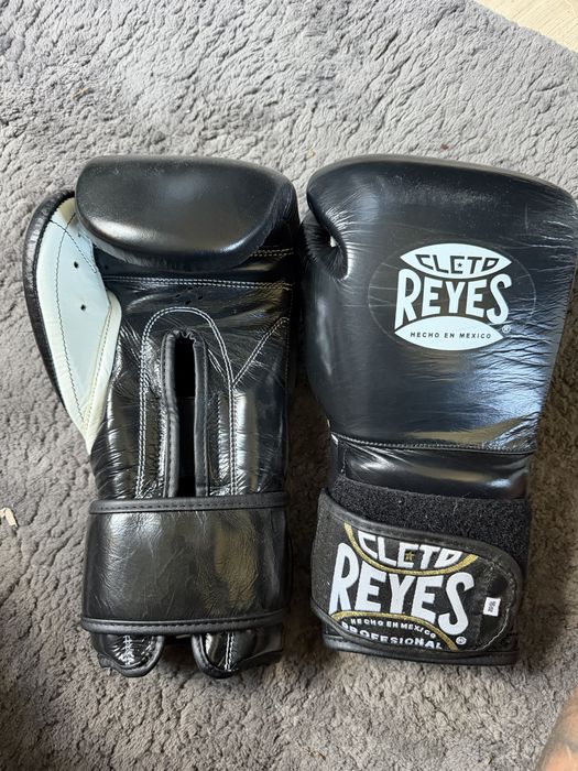 Reyes Rękawice Bokserskie Velcro Sparing Gloves Black