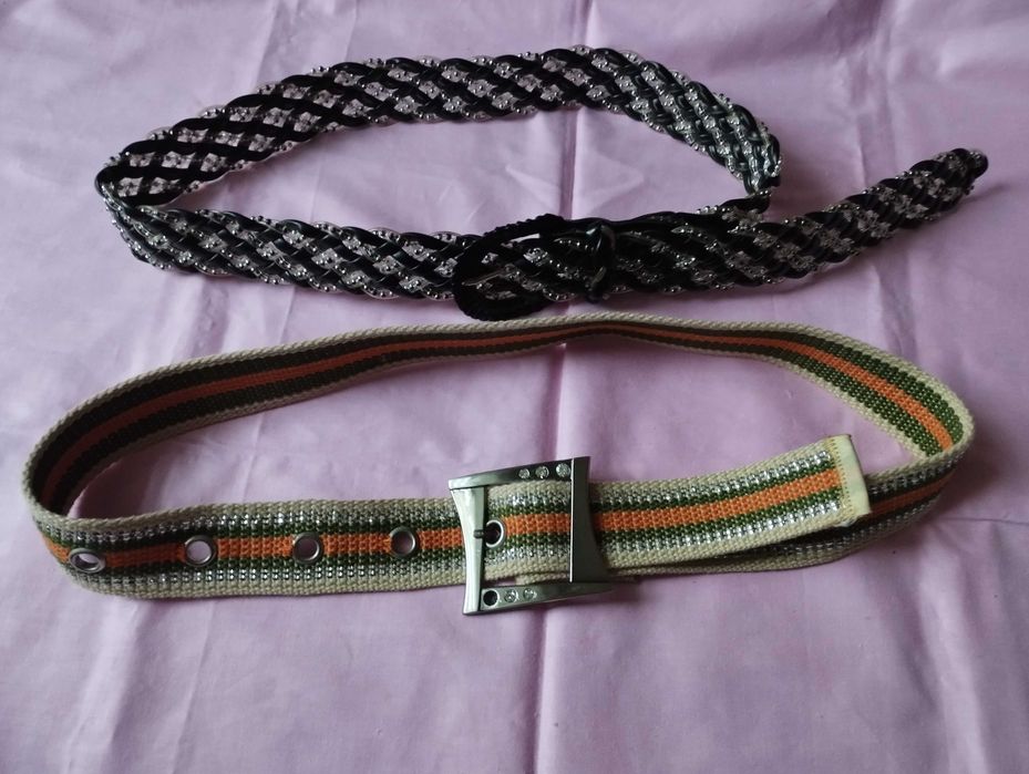 Пояса, ремни женские,кожа, искусственная кожа и тканевый б у