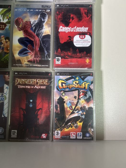 Jogos de Playsation  PSP ainda embalados no plastico