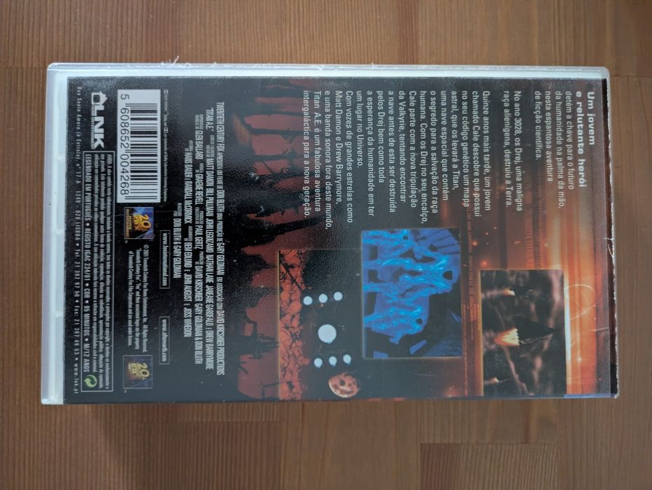 VHS " Titan A.E " 2000 (Opt. Estado)