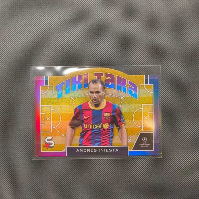 Carta Tiki Taka Andres Iniesta Topps Superstars