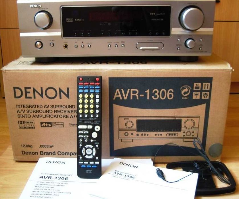 Wzmacniacz Denon AVR 1306 amplituner kino domowe