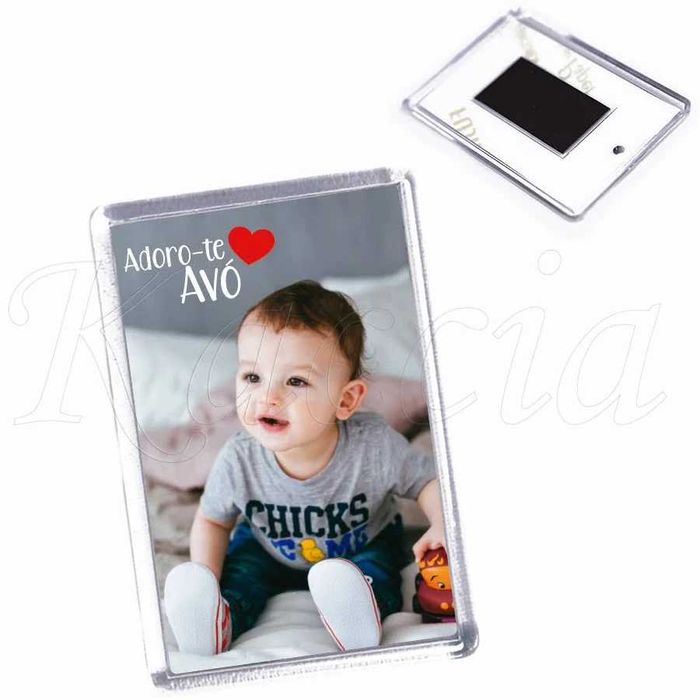 Íman personalizado com fotografia para frigorifico