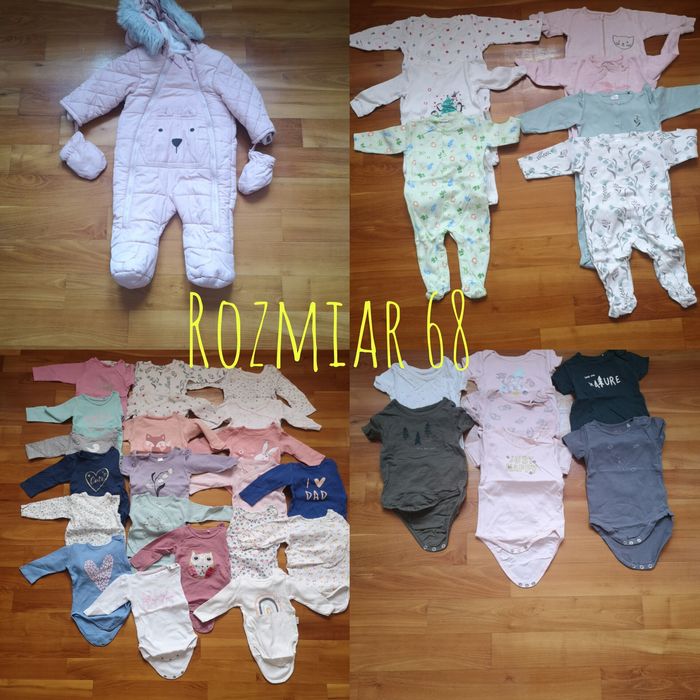 Paka ubranek dla dziewczynki 68