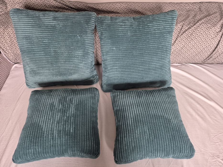 Poduszki Ozdobne 50 cm turkusowe