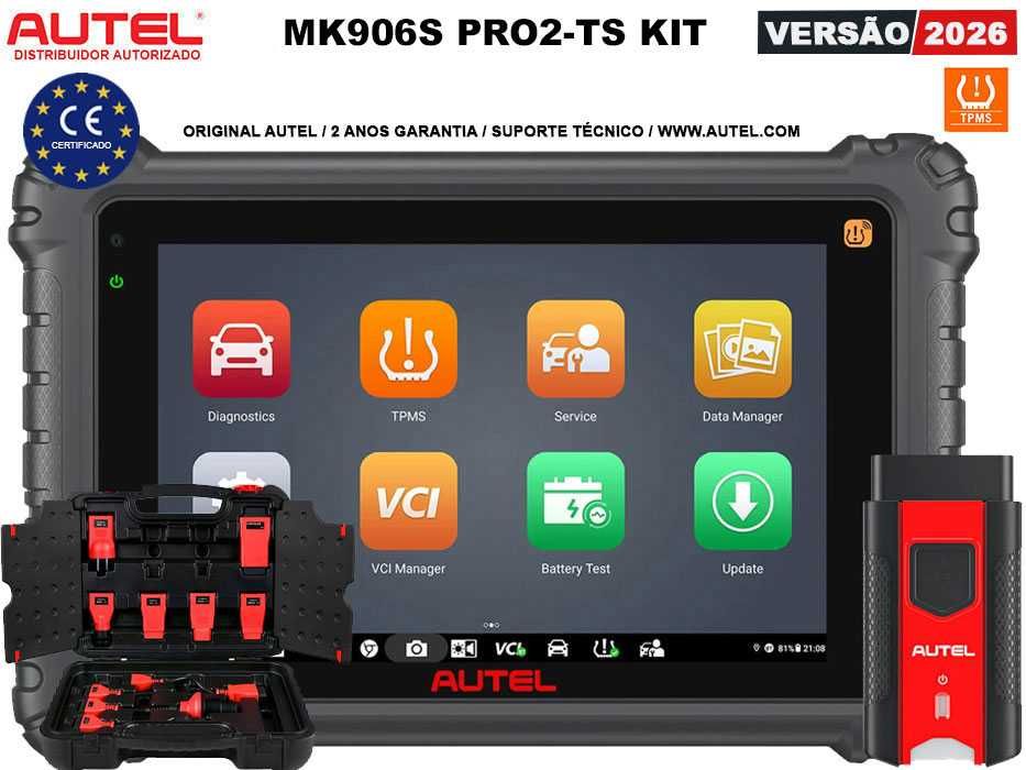 Autel MaxiCOM MK906S PRO2-TS KIT Maquina Diagnóstico OBD +40 Funções /TPMS (NOVO)