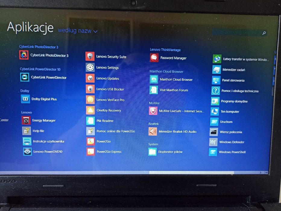laptop notebook Lenovo 15,6" LED Windows 8,1 Intel Core 4 GB zasilacz