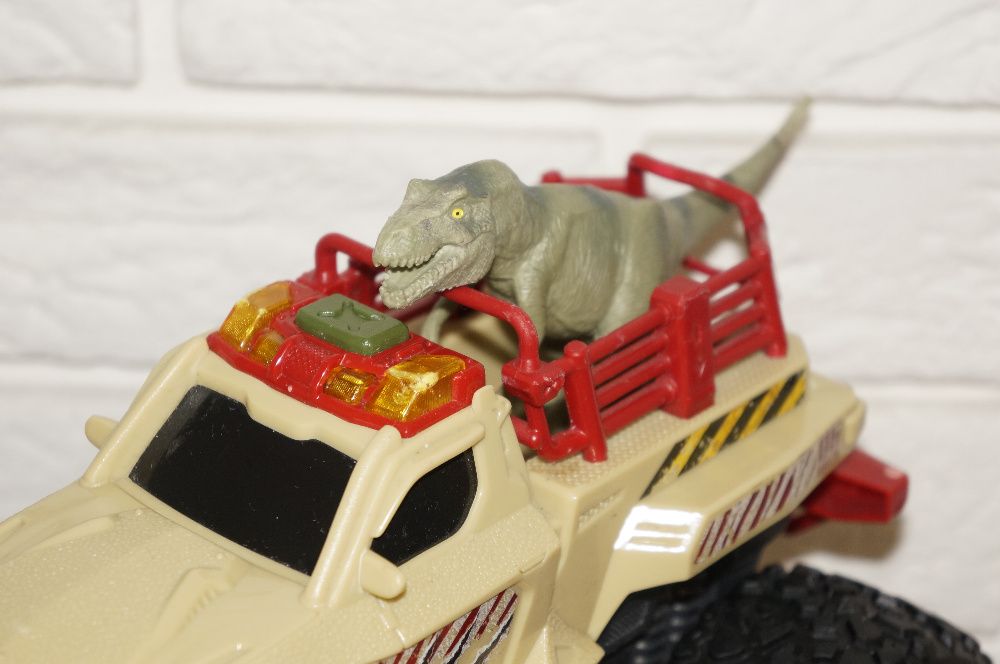 samochód terenowy + Dinozaur światło dźwięk Dino Chaser Dickie Toys