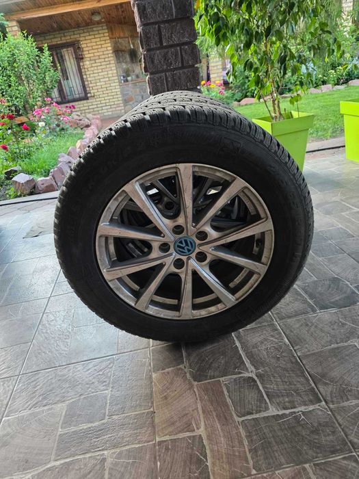 Колеса в зборі R17 5x112 VW Tiguan/Skoda/Audi на зимових шинах Semperit 215/65 R17
