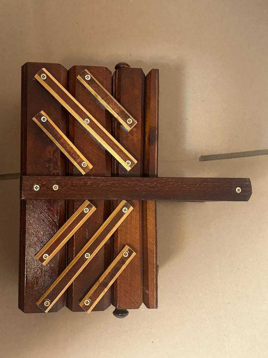 Шкатулка деревянная резная ручная работа, 5 ячеек