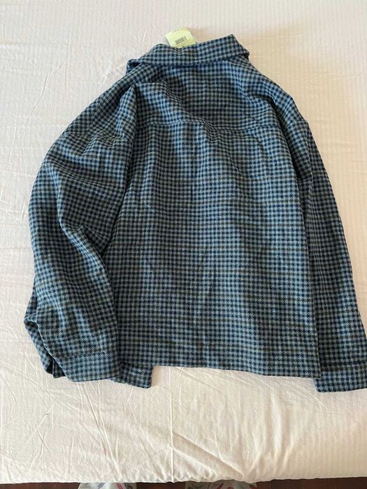 Sobrecamisa Gocco pied-de-poule azul, 8-10 anos (L)