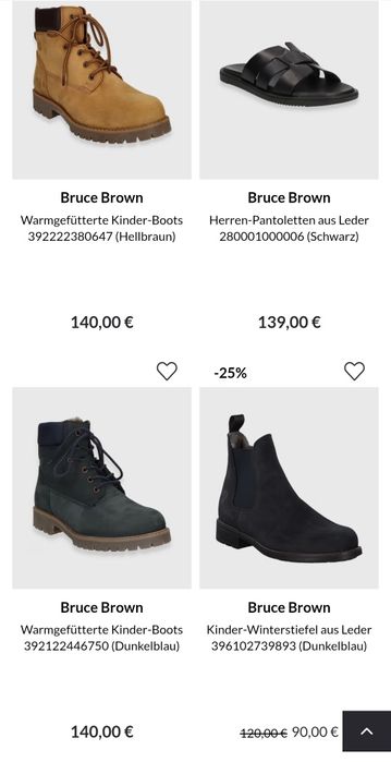 Чоботи шкіряні Bruce Brown р.43