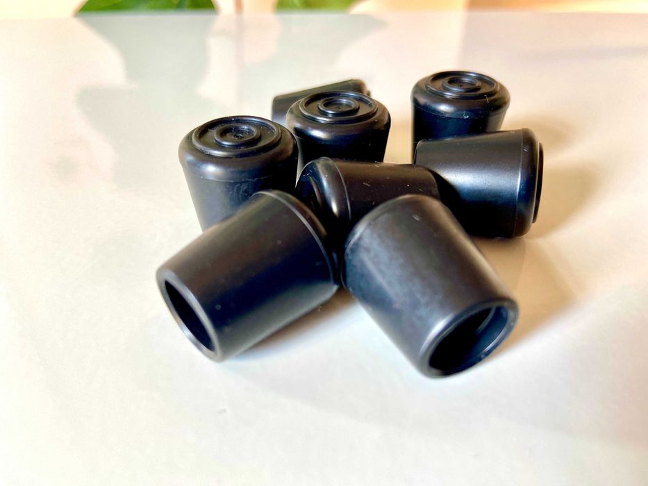 Pés de borracha para estendal