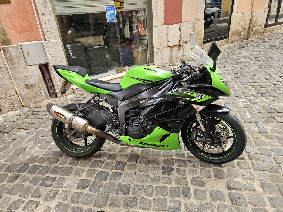 Kawasaki Ninja ZX-6R 2011 Verde, equiparada | Akrapovic Titânio | Revisão Completa | Muitos Extras