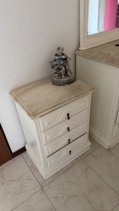 Conjunto para quarto com pedra de marmore