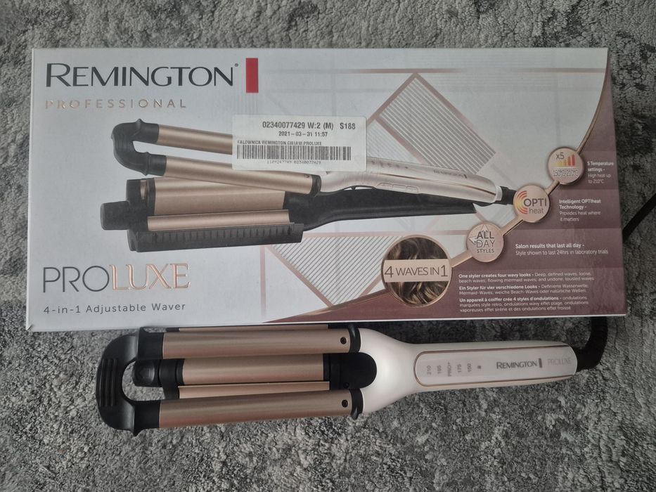 Falownica do włosów Remington.