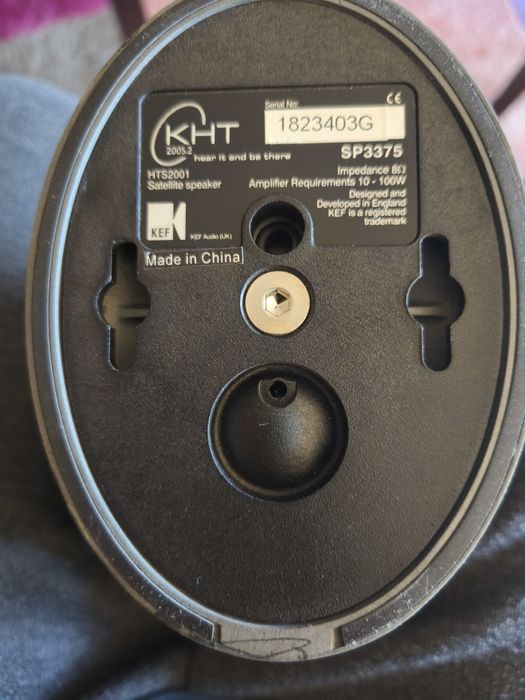 Par de Colunas Vintage KEF “Ovo” – HTS2001 (KHT 2005.2) Excelente Som