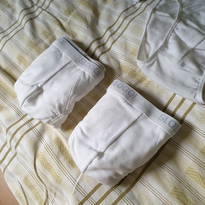 Sloggi Figi majtki slipy białe NOWE