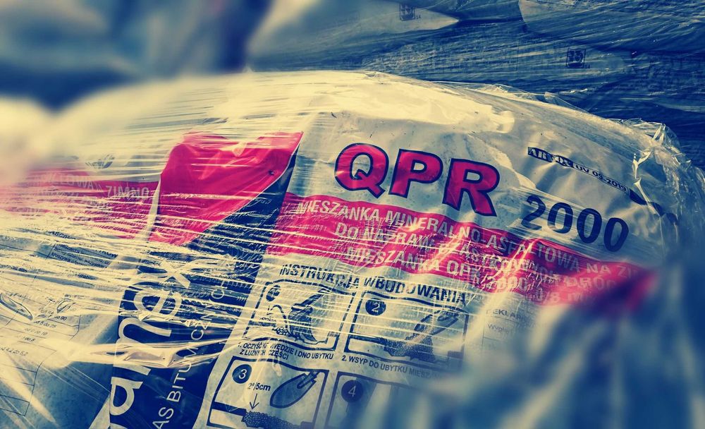 ASFALT NA ZIMNO QPR 2000 PRODUCENT asfalt w workach
