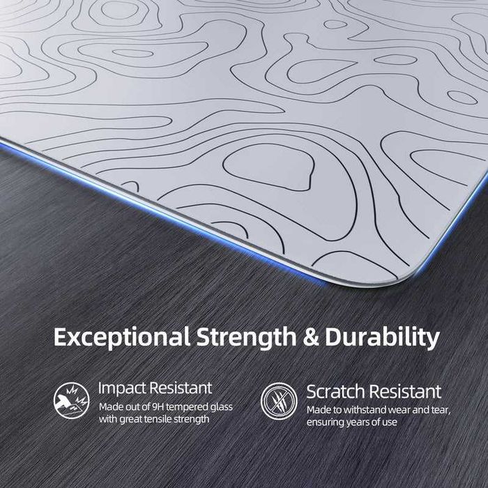 ‼️Attack Shark CM05 White (45х40 см) стеклопад для мышки‼️