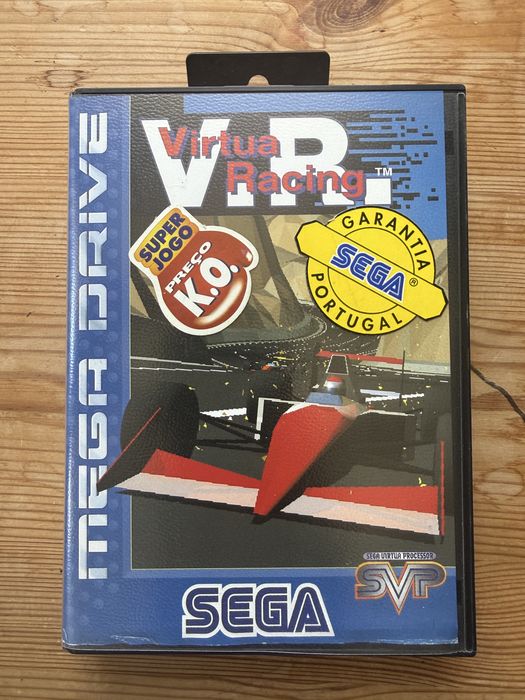Virtua Racing – Sega Mega Drive | Completo | Chip SVP | Selos Portugal
