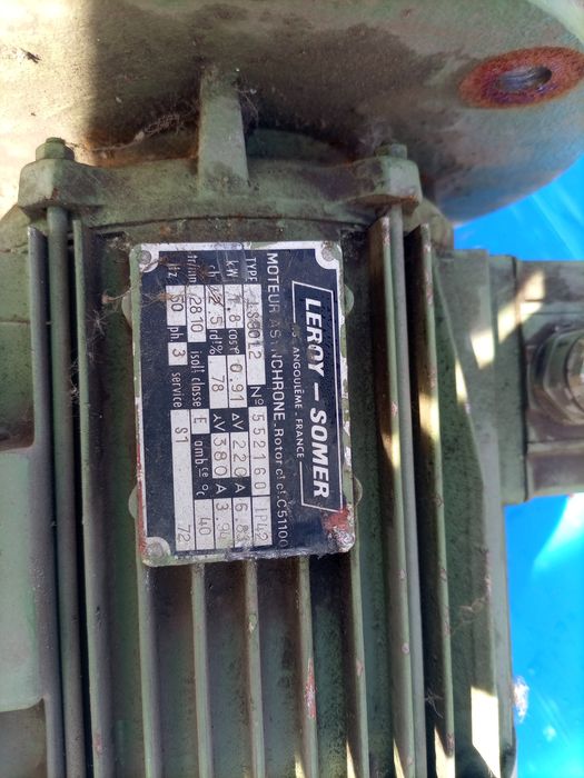 Motor Leroy Somer 1,8 kw