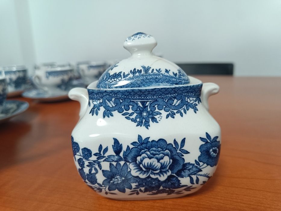 Serviço de chá inglês e serviço de café Royal Albert 1987
