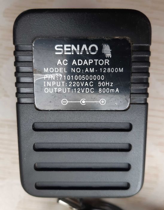Сетевой адаптер блок питания SENAO 12V 0.8A зарядное 220В 12В ОРИГИНАЛ