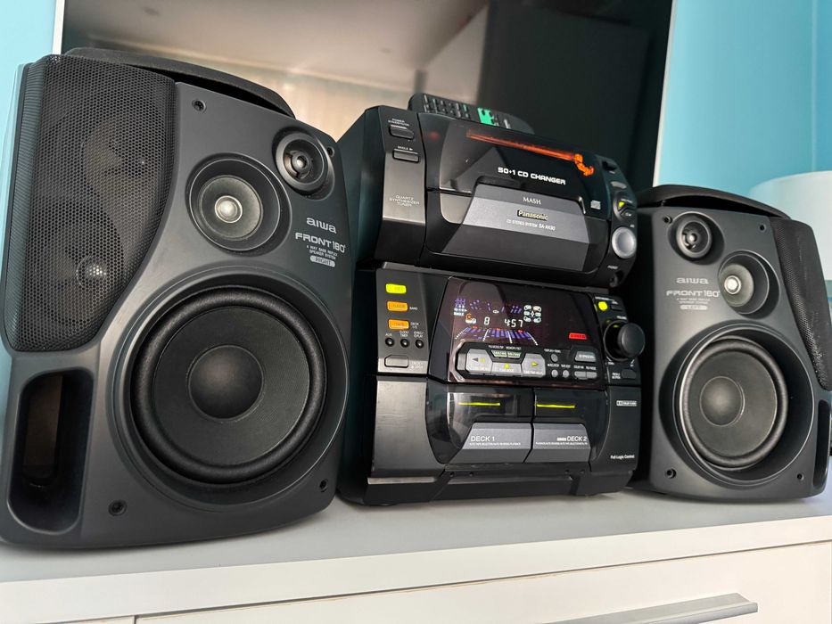 Panasonic SA-AK90 wieża 51 CD Subwoofer 2x150W najwyższy model