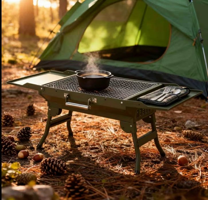 Портативний складаний гриль-барбекю