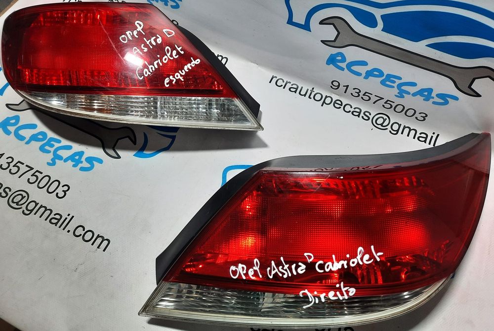 FAROLIM FAROLINS ESQUERDO DIREITO OPEL ASTRA H GTC TWINTOP CABRIO CABRIOLET GM13191987 13191987 GM13191988 13191988