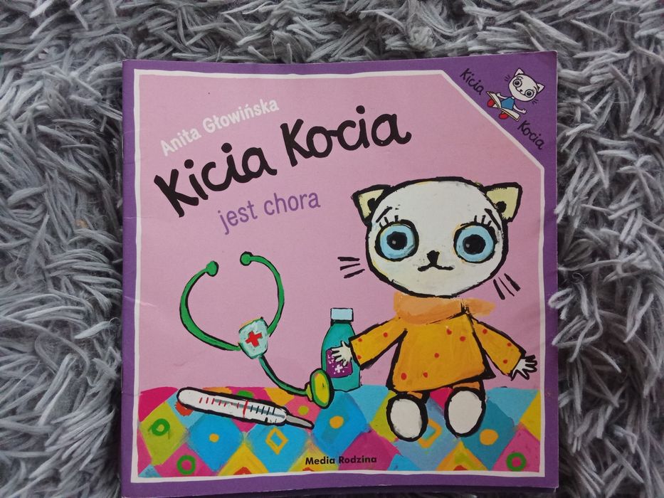 Kicia Kocia jest chora książeczka