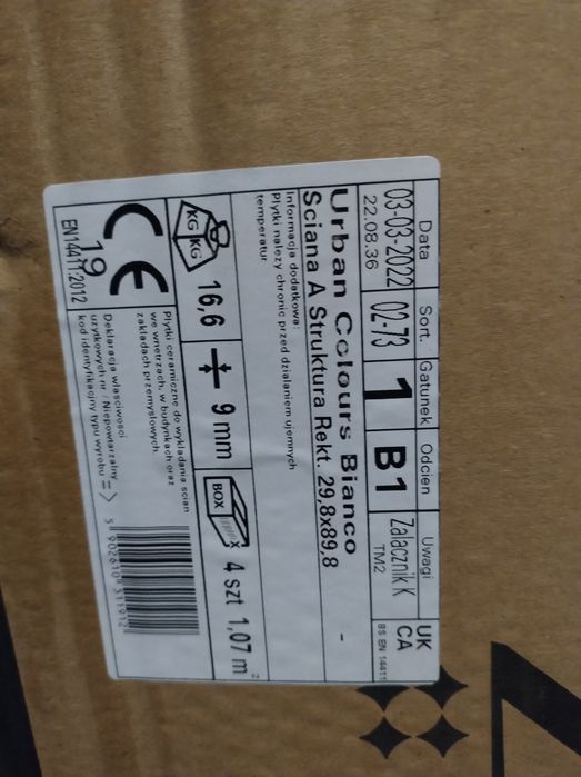 Płytki ścienne urban colours bianco