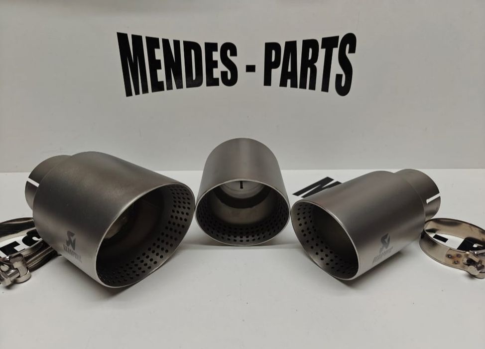 Ponteiras style akrapovic inox