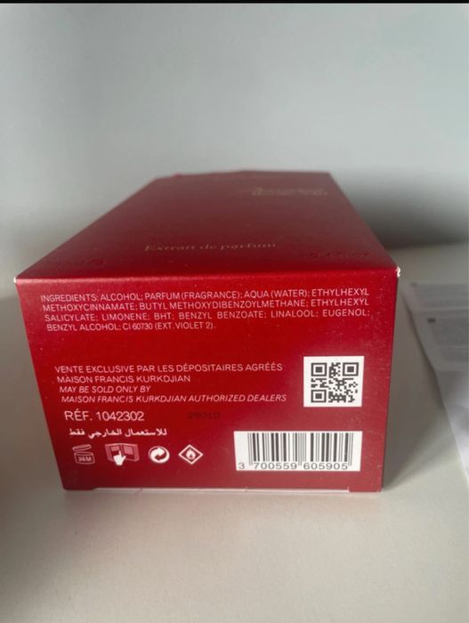 Baccarat Rouge 540 – luksusowy zapach unisex - 70ml